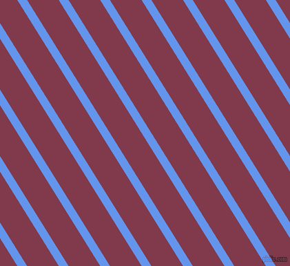 122 degree angle lines stripes, 12 pixel line width, 39 pixel line spacingCornflower Blue and Camelot stripes and lines seamless tileable