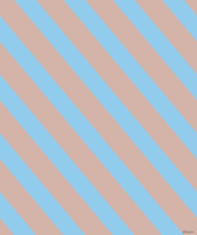 130 degree angle lines stripes, 54 pixel line width, 68 pixel line spacing, Cornflower and Clam Shell stripes and lines seamless tileable