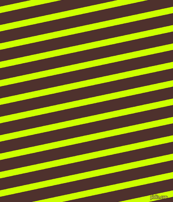 12 degree angle lines stripes, 13 pixel line width, 24 pixel line spacing, Electric Lime and Espresso stripes and lines seamless tileable
