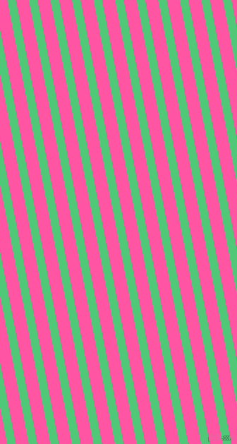 101 degree angle lines stripes, 12 pixel line width, 18 pixel line spacing, Emerald and Brilliant Rose stripes and lines seamless tileable