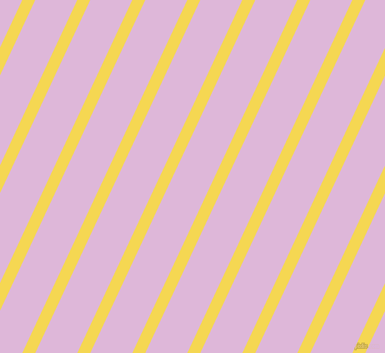 65 degree angle lines stripes, 17 pixel line width, 55 pixel line spacing, Energy Yellow and French Lilac stripes and lines seamless tileable