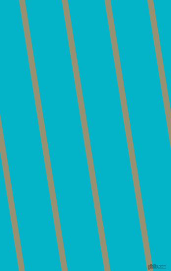 99 degree angle lines stripes, 12 pixel line width, 74 pixel line spacing, Gurkha and Iris Blue stripes and lines seamless tileable