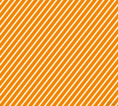 52 degree angle lines stripes, 5 pixel line width, 11 pixel line spacing, Half Dutch White and Tangerine stripes and lines seamless tileable