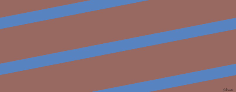11 degree angle lines stripes, 38 pixel line width, 116 pixel line spacing, Havelock Blue and Dark Chestnut stripes and lines seamless tileable