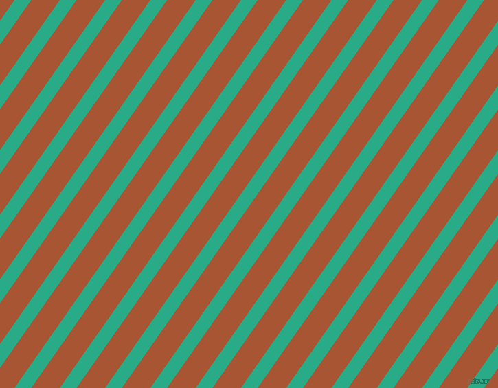 55 degree angle lines stripes, 20 pixel line width, 34 pixel line spacing, Jungle Green and Vesuvius stripes and lines seamless tileable