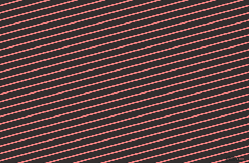 15 degree angle lines stripes, 3 pixel line width, 11 pixel line spacing, Light Coral and Night Rider stripes and lines seamless tileable