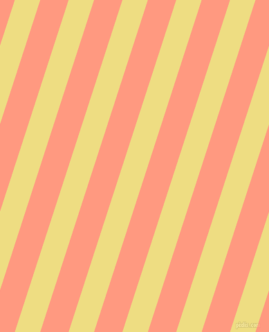 72 degree angle lines stripes, 35 pixel line width, 39 pixel line spacing, Light Goldenrod and Vivid Tangerine stripes and lines seamless tileable