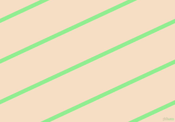 25 degree angle lines stripes, 13 pixel line width, 109 pixel line spacing, Light Green and Sazerac stripes and lines seamless tileable