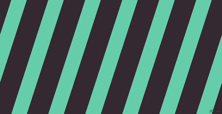 72 degree angle lines stripes, 50 pixel line width, 69 pixel line spacing, Medium Aquamarine and Melanzane stripes and lines seamless tileable