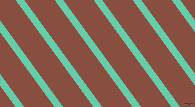 126 degree angle lines stripes, 27 pixel line width, 95 pixel line spacing, Medium Aquamarine and Mule Fawn stripes and lines seamless tileable