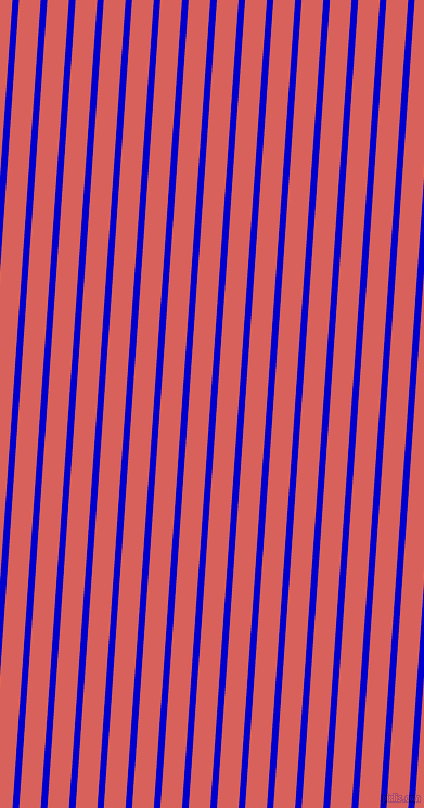 86 degree angle lines stripes, 6 pixel line width, 20 pixel line spacing, Medium Blue and Roman stripes and lines seamless tileable