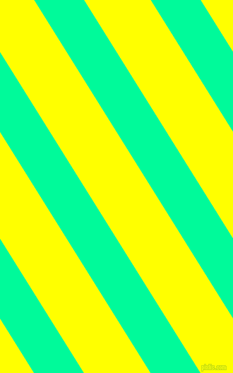 122 degree angle lines stripes, 60 pixel line width, 80 pixel line spacing, Medium Spring Green and Yellow stripes and lines seamless tileable