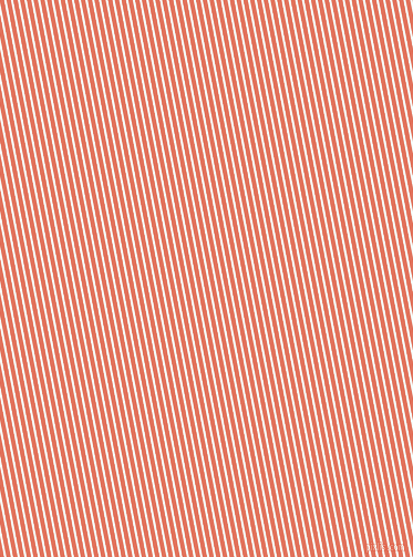 101 degree angle lines stripes, 2 pixel line width, 4 pixel line spacing, Mint Cream and Terra Cotta stripes and lines seamless tileable