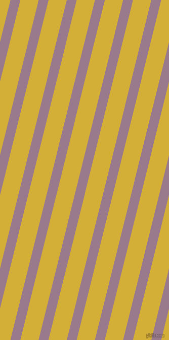 76 degree angle lines stripes, 19 pixel line width, 35 pixel line spacing, Mountbatten Pink and Metallic Gold stripes and lines seamless tileable