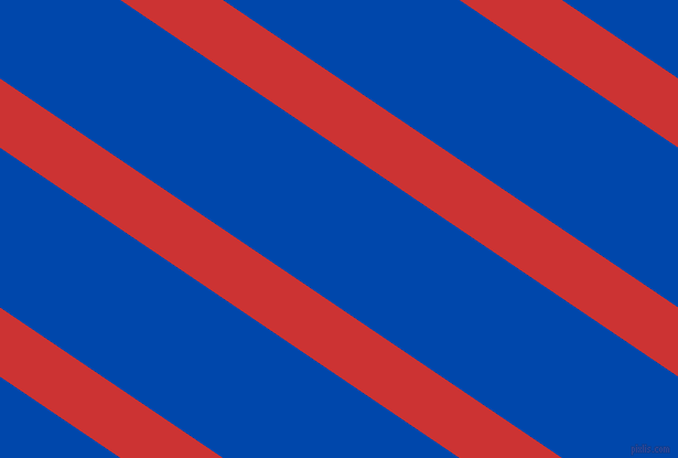 146 degree angle lines stripes, 52 pixel line width, 120 pixel line spacing, Persian Red and Cobalt stripes and lines seamless tileable