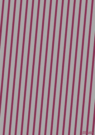 85 degree angle lines stripes, 6 pixel line width, 13 pixel line spacing, Rose Bud Cherry and Dark Gray stripes and lines seamless tileable