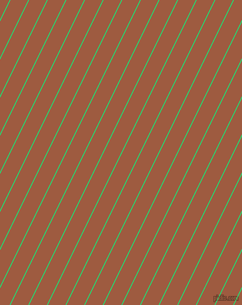 64 degree angle lines stripes, 1 pixel line width, 23 pixel line spacing, Spring Green and Sepia stripes and lines seamless tileable