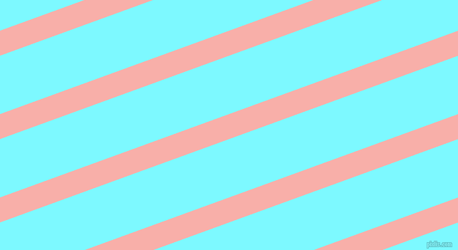 20 degree angle lines stripes, 33 pixel line width, 77 pixel line spacing, Sundown and Electric Blue stripes and lines seamless tileable