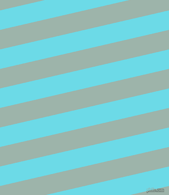13 degree angle lines stripes, 39 pixel line width, 39 pixel line spacing, Turquoise Blue and Skeptic stripes and lines seamless tileable