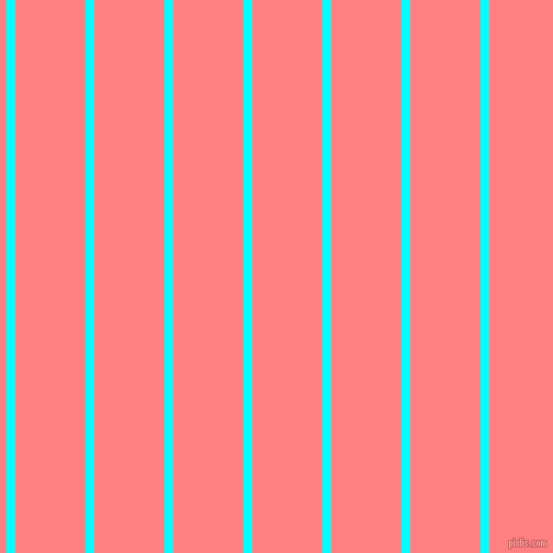 vertical lines stripes, 8 pixel line width, 64 pixel line spacing, Aqua and Salmon vertical lines and stripes seamless tileable