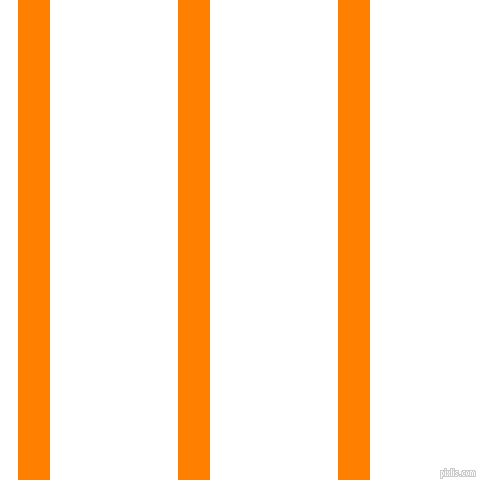 vertical lines stripes, 32 pixel line width, 128 pixel line spacing, Dark Orange and White vertical lines and stripes seamless tileable