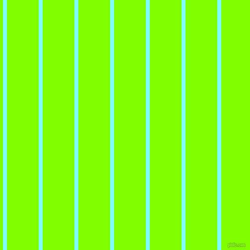 vertical lines stripes, 8 pixel line width, 64 pixel line spacing, Electric Blue and Chartreuse vertical lines and stripes seamless tileable
