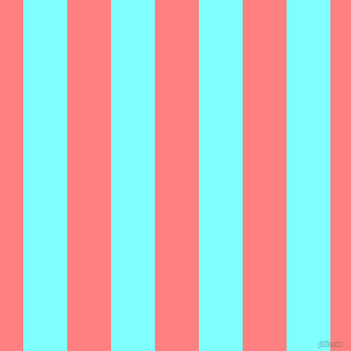 vertical lines stripes, 64 pixel line width, 64 pixel line spacing, Electric Blue and Salmon vertical lines and stripes seamless tileable