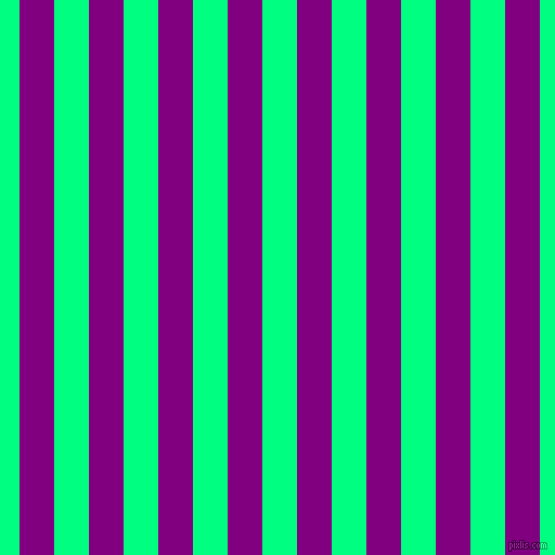 vertical lines stripes, 32 pixel line width, 32 pixel line spacing, Purple and Spring Green vertical lines and stripes seamless tileable