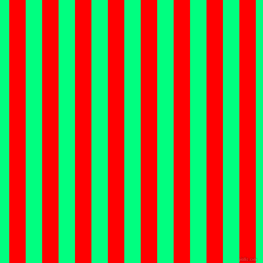vertical lines stripes, 32 pixel line width, 32 pixel line spacing, Red and Spring Green vertical lines and stripes seamless tileable