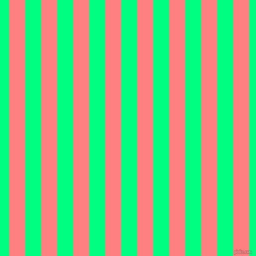 vertical lines stripes, 32 pixel line width, 32 pixel line spacing, Salmon and Spring Green vertical lines and stripes seamless tileable