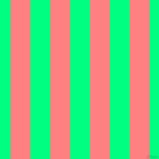 vertical lines stripes, 64 pixel line width, 64 pixel line spacing, Salmon and Spring Green vertical lines and stripes seamless tileable