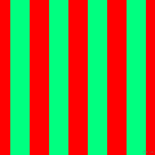 vertical lines stripes, 64 pixel line width, 64 pixel line spacing, Spring Green and Red vertical lines and stripes seamless tileable