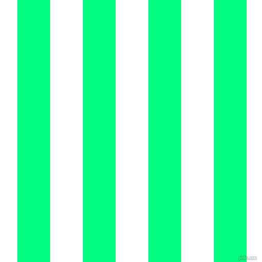 vertical lines stripes, 64 pixel line width, 64 pixel line spacing, Spring Green and White vertical lines and stripes seamless tileable