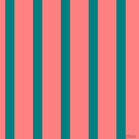 vertical lines stripes, 32 pixel line width, 64 pixel line spacing, Teal and Salmon vertical lines and stripes seamless tileable