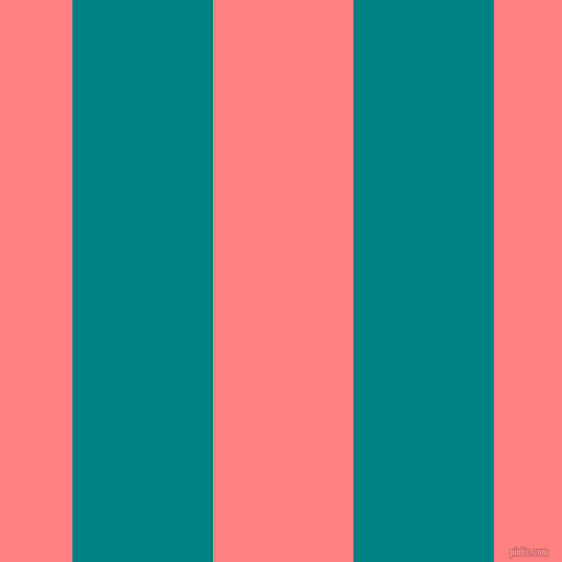 vertical lines stripes, 128 pixel line width, 128 pixel line spacing, Teal and Salmon vertical lines and stripes seamless tileable
