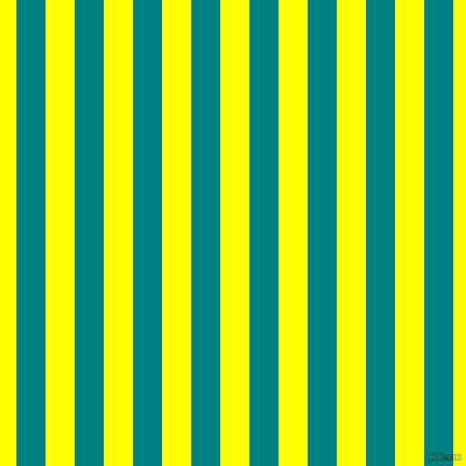 vertical lines stripes, 32 pixel line width, 32 pixel line spacing, Teal and Yellow vertical lines and stripes seamless tileable
