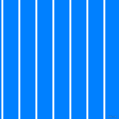 vertical lines stripes, 8 pixel line width, 64 pixel line spacing, White and Dodger Blue vertical lines and stripes seamless tileable