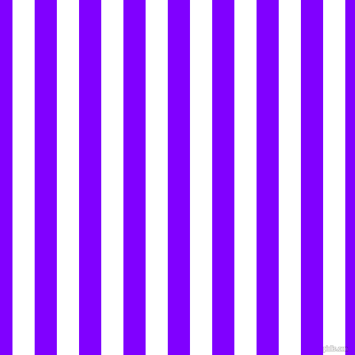 vertical lines stripes, 32 pixel line width, 32 pixel line spacing, White and Electric Indigo vertical lines and stripes seamless tileable