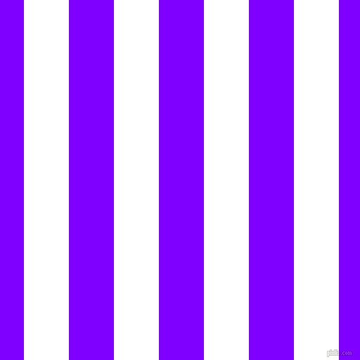 vertical lines stripes, 64 pixel line width, 64 pixel line spacing, White and Electric Indigo vertical lines and stripes seamless tileable