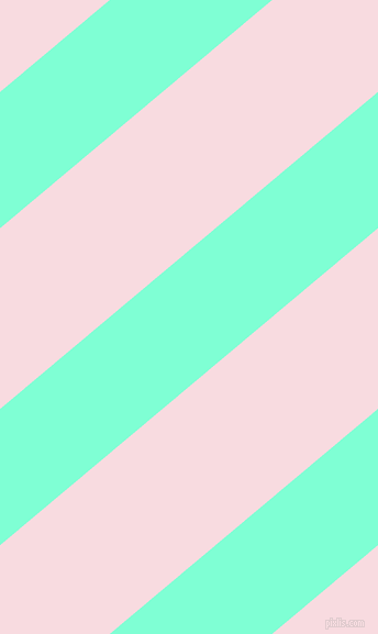 40 degree angle lines stripes, 95 pixel line width, 126 pixel line spacing, Aquamarine and Carousel Pink angled lines and stripes seamless tileable