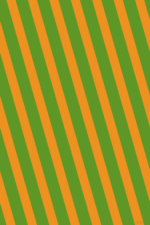 106 degree angle lines stripes, 29 pixel line width, 39 pixel line spacing, Carrot Orange and Limeade angled lines and stripes seamless tileable