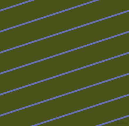 18 degree angle lines stripes, 6 pixel line width, 62 pixel line spacing, Chetwode Blue and Verdun Green angled lines and stripes seamless tileable