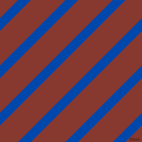 45 degree angle lines stripes, 31 pixel line width, 84 pixel line spacing, Cobalt and Crab Apple angled lines and stripes seamless tileable