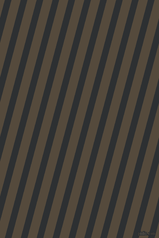 75 degree angle lines stripes, 13 pixel line width, 18 pixel line spacing, Cod Grey and Metallic Bronze angled lines and stripes seamless tileable