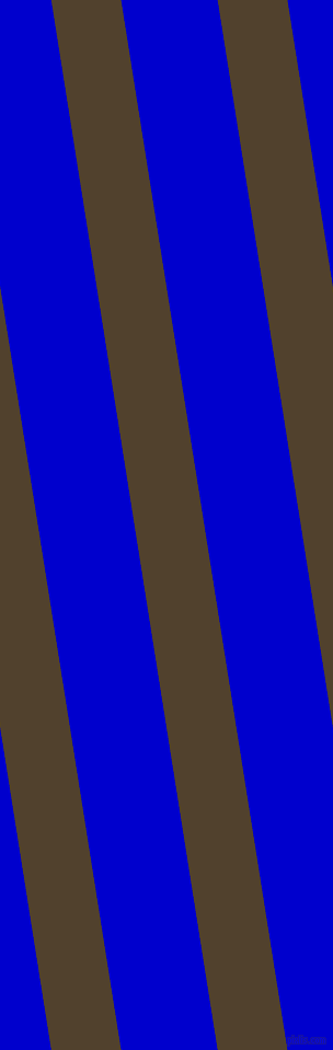 99 degree angle lines stripes, 63 pixel line width, 87 pixel line spacing, Deep Bronze and Medium Blue angled lines and stripes seamless tileable