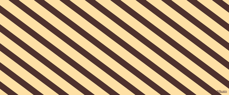 143 degree angle lines stripes, 20 pixel line width, 30 pixel line spacing, Espresso and Cape Honey angled lines and stripes seamless tileable