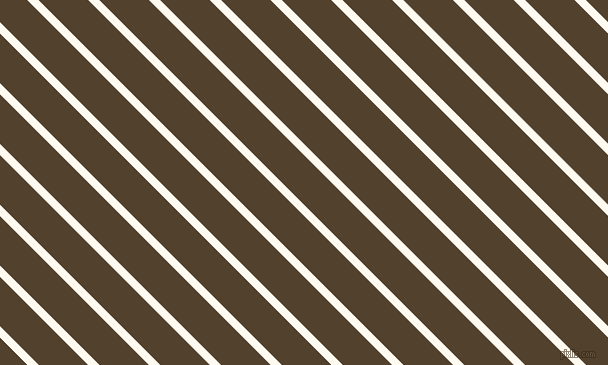 135 degree angle lines stripes, 8 pixel line width, 35 pixel line spacing, Floral White and Deep Bronze angled lines and stripes seamless tileable