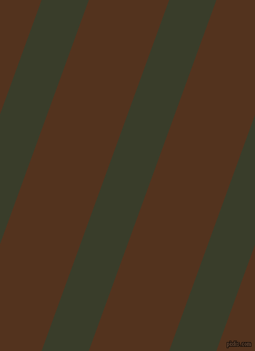 70 degree angle lines stripes, 64 pixel line width, 109 pixel line spacing, Green Kelp and Brown Bramble angled lines and stripes seamless tileable