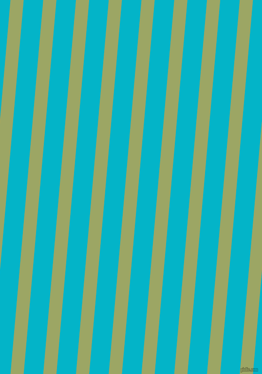 85 degree angle lines stripes, 27 pixel line width, 40 pixel line spacing, Green Smoke and Iris Blue angled lines and stripes seamless tileable