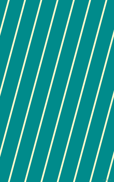 75 degree angle lines stripes, 7 pixel line width, 57 pixel line spacing, Lemon Chiffon and Dark Cyan angled lines and stripes seamless tileable